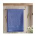 Toalha de Banho Felpudo Liso Banhão Jacquard Confort Azul Escuro Dohler