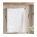 Toalha de Banho Felpudo Liso Jacquard Confort Branca Dohler