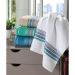 Toalha de Banho Felpudo Liso Jacquard Premium Azul