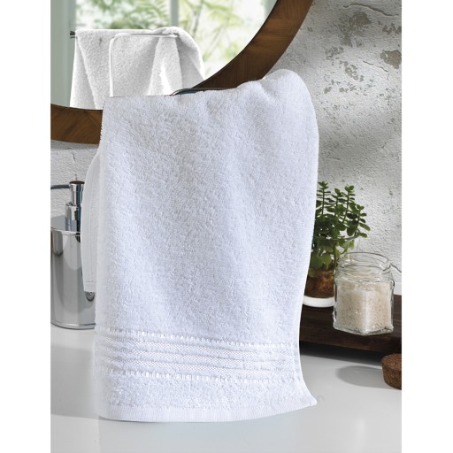 Toalha de Lavabo Felpudo Liso Prisma Branco
