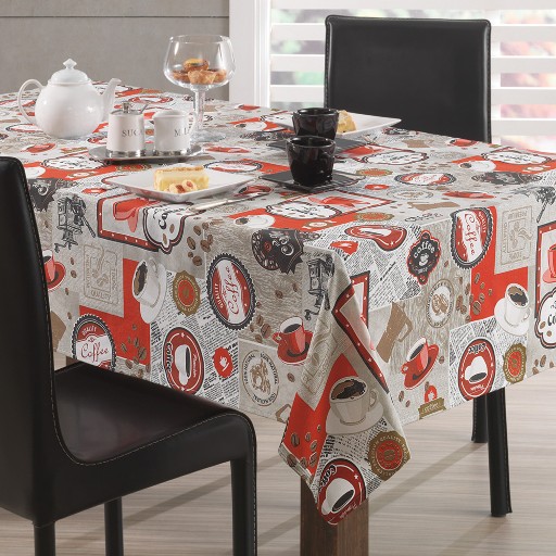 Toalha de Mesa Quadrada Clean Athenas Edna