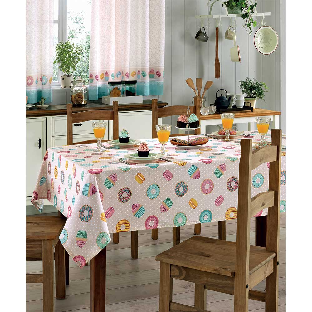 Toalha de Mesa Quadrada Genebra Isolde Dohler