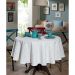 Toalha de Mesa Redonda Clean Athenas Edite Dohler