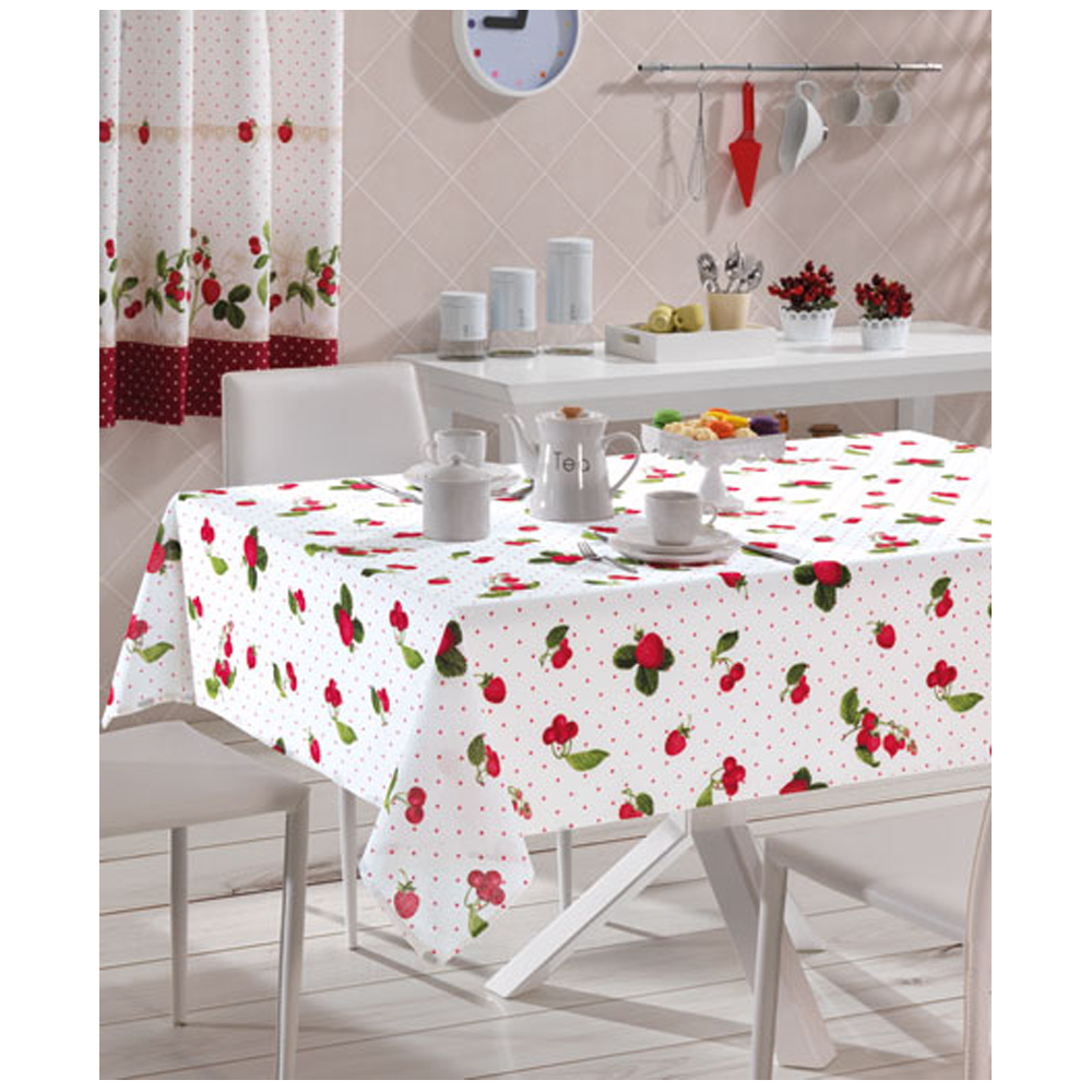 Toalha de Mesa Retangular 6 Lugares Genebra Iolanda Estampada Dohler
