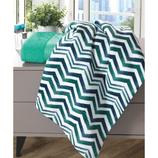 Toalha de Rosto Felpudo Estampada Prisma Fenix Verde