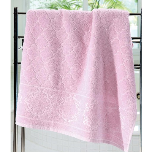 Toalha de Rosto Felpudo Liso Classic Rosa