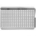 Grelha Perfurada para Carnes e Vegetais 37x29cm Aço Inox com