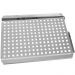 Grelha Perfurada para Carnes e Vegetais 37x29cm Aço Inox com