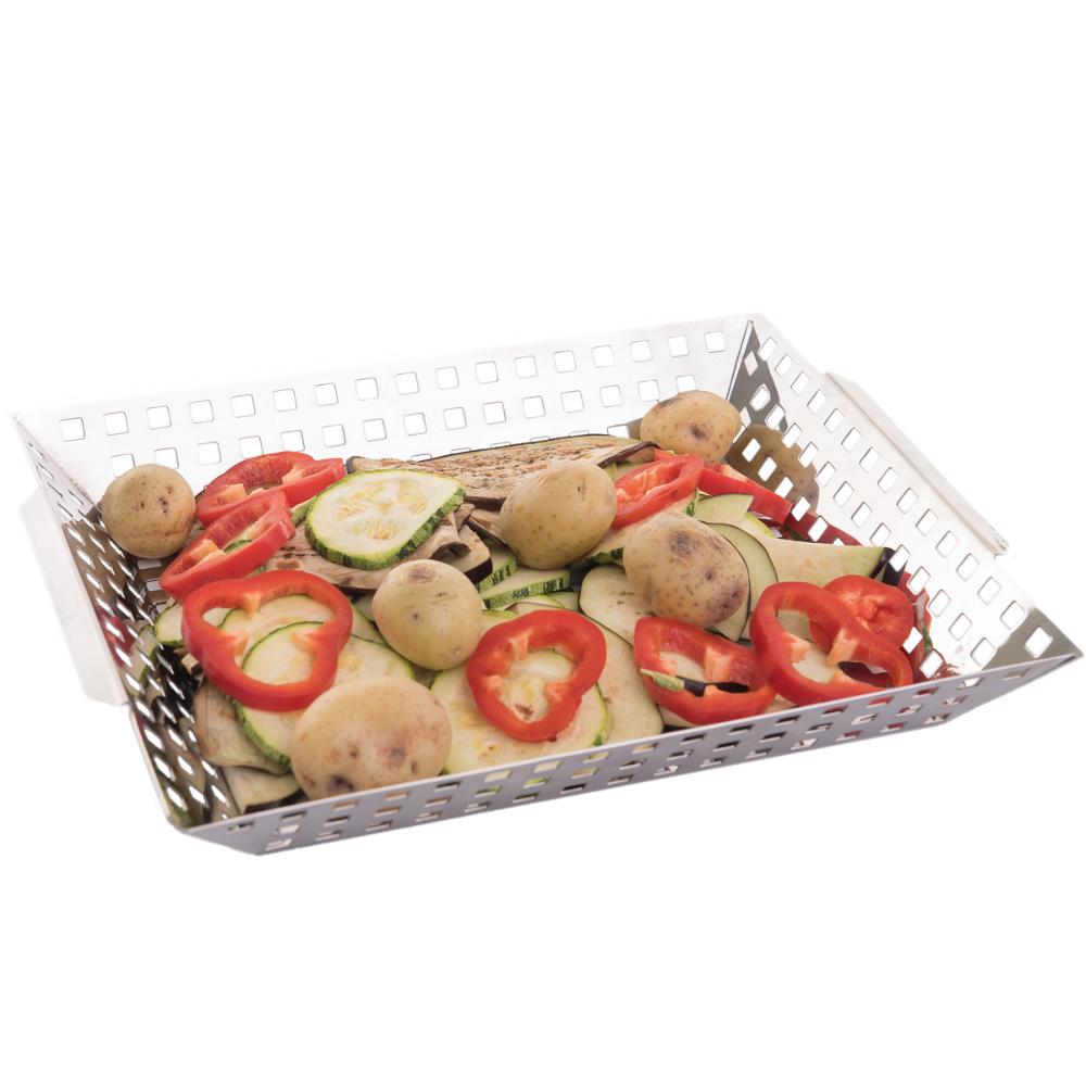 Grelha para Churrasqueira Defumar Legumes e Vegetais 31x28cm