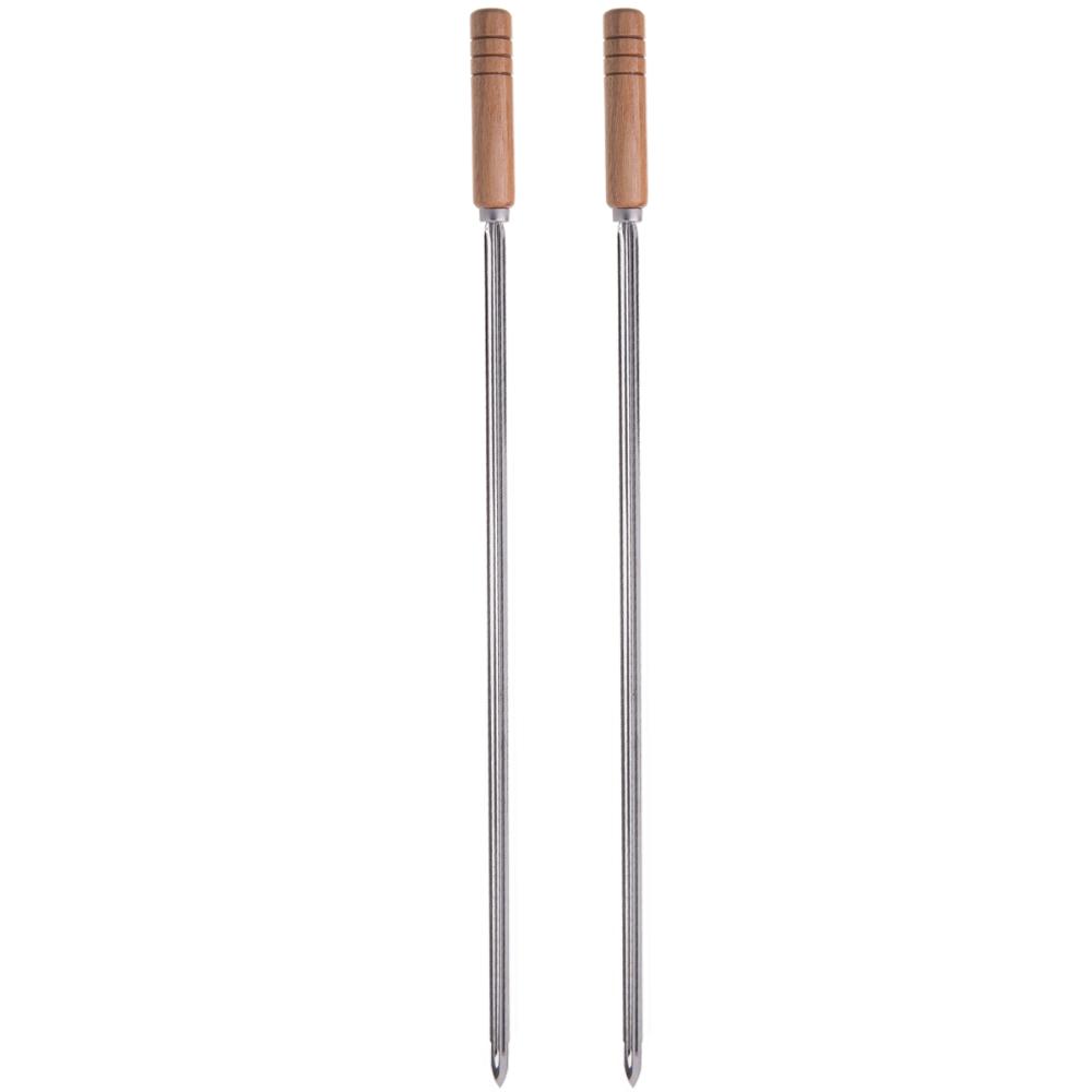 Kit Grelha Perfurada para Carnes e Vegetais 37x29cm Aço Inox