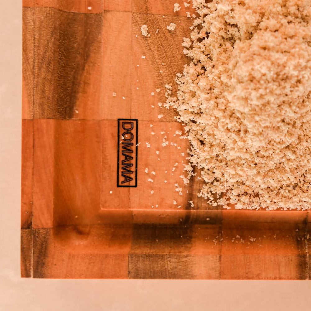 Tábua de Madeira para Churrasco 40x30x4cm Prancha de Corte I