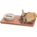 Tábua para Servir Lanches 17X15cm Molheira de Porcelana 130m