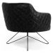 Kit 02 Poltronas Decorativas Jade Base Fixa Orby C-315 Corano Tressê Linho Cinza Claro - Domi