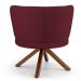Kit 02 Poltronas Decorativas Melissa Base Giromad Giratória B-278 Veludo Marsala - Domi