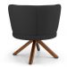 Kit 02 Poltronas Decorativas Melissa Base Giromad Giratória C-465 Linho Chumbo - Domi