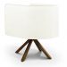 Kit 2 Poltronas Decorativas Base Eiffel Rose Gold Betina C-34 Corano Marrom - Domi