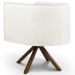 Kit 2 Poltronas Decorativas Base Giromad Madeira Betina B-309 Veludo Bege - Domi