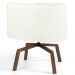Kit 2 Poltronas Decorativas Base Ka Madeira Betina C-26 Corano Bege - Domi