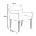 Kit 2 Poltronas Decorativas Base Madeira Angel B-260 Veludo Mostarda - Domi