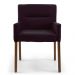 Kit 2 Poltronas Decorativas Base Madeira Angel B-292 Veludo Uva - Domi