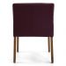 Kit 2 Poltronas Decorativas Base Madeira Angel B-292 Veludo Uva - Domi