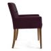 Kit 2 Poltronas Decorativas Base Madeira Angel B-292 Veludo Uva - Domi