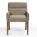 Kit 2 Poltronas Decorativas Base Madeira Angel B-68 Veludo Marrom - Domi