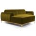 Kit 2 Poltronas Decorativas Base Madeira Angel C-129 Linho Bege Claro - Domi