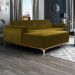 Kit 2 Poltronas Decorativas Base Madeira Angel C-129 Linho Bege Claro - Domi