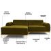Kit 2 Poltronas Decorativas Base Madeira Angel C-129 Linho Bege Claro - Domi