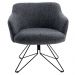 Kit 2 Poltronas Decorativas Base Orby Fixa Jade C-469 Linho Mescla - Domi