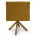 Kit 2 Poltronas Decorativas Giratórias Base Giromad Madeira Angel B-260 Veludo Mostarda - Domi