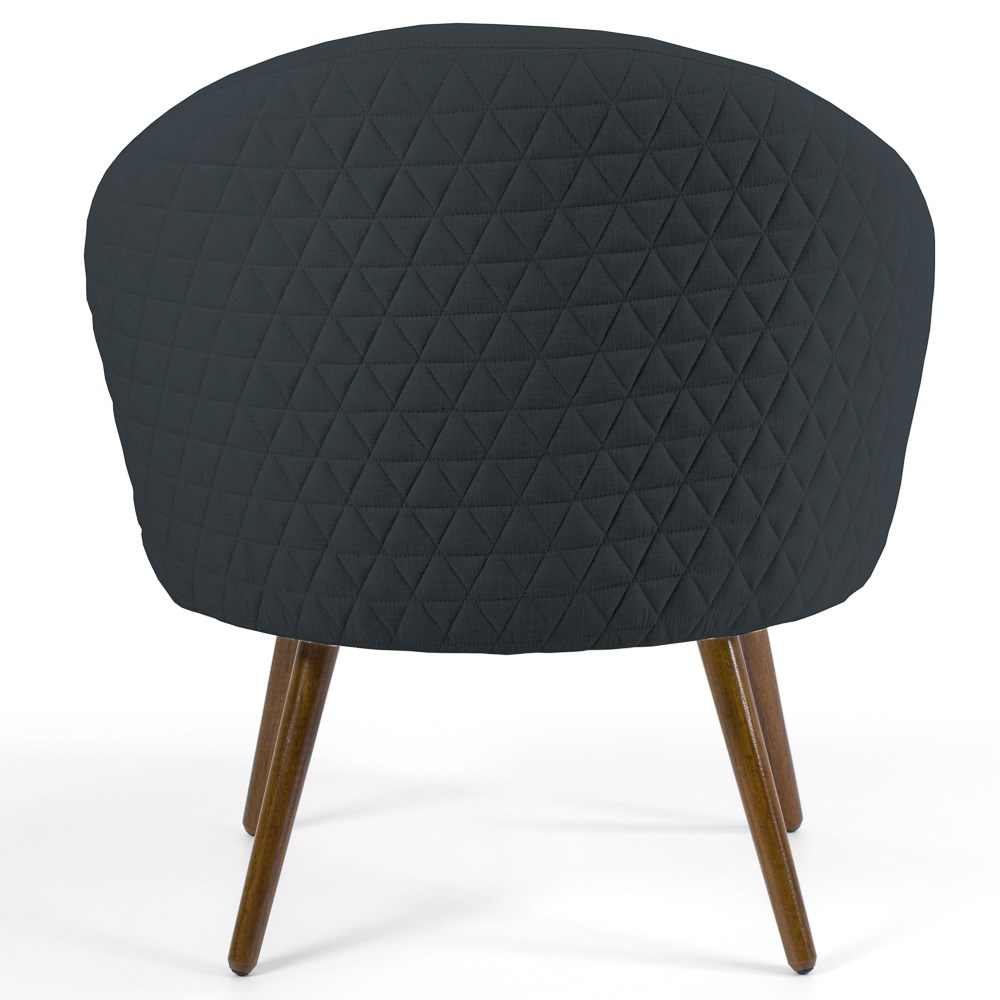 Kit 2 Poltronas Decorativas Pés Palito Rafa C-465 Linho Tressê Chumbo - Domi