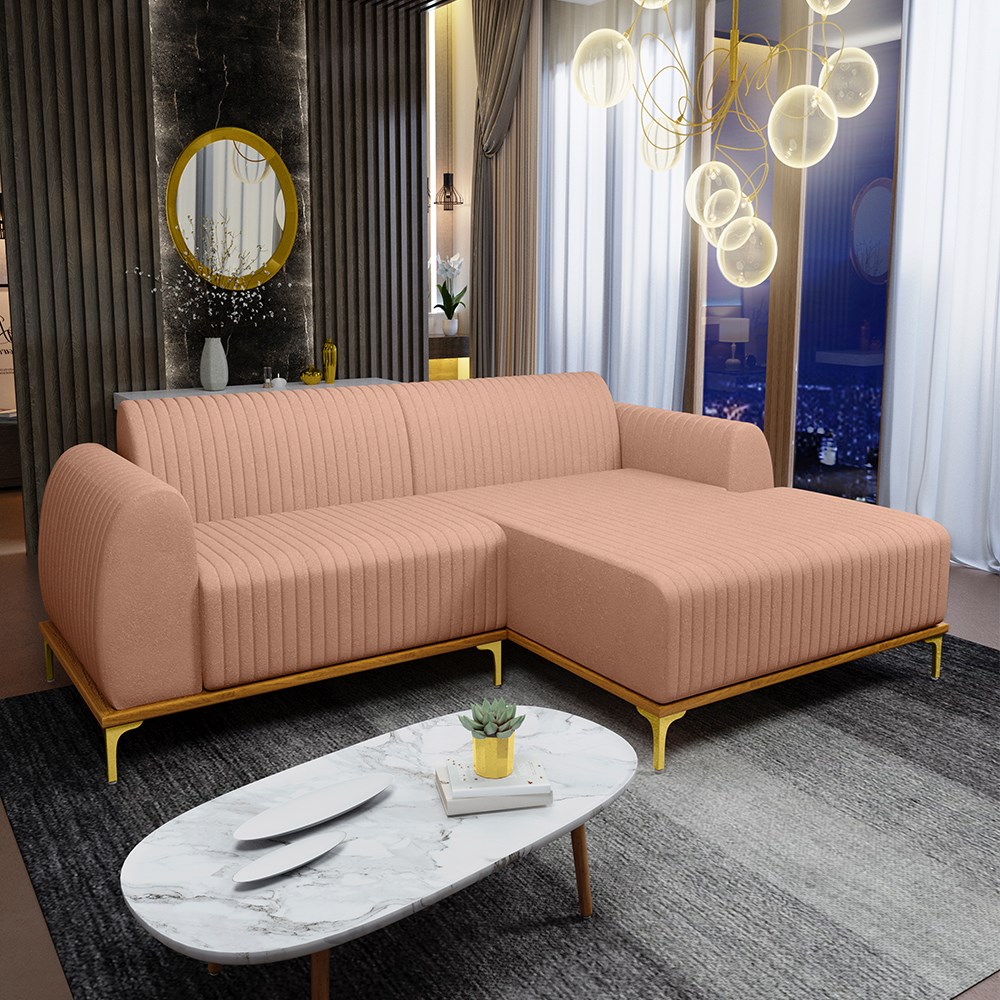 Kit 4 Banquetas Decorativas Base Aço Preto Betina C-05 Corano Preto - Domi