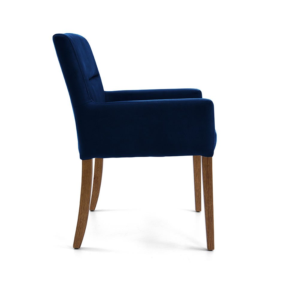 Poltrona Angel Veludo I Azul Marinho
