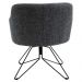 Poltrona Decorativa Base Orby Fixa Jade C-469 Linho Mescla - Domi