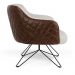 Poltrona Decorativa Jade Base Orby Fixa B-10 Corano Tressê Linho Bege - Domi