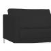 Poltrona Decorativa Sala de Estar Maia 106cm C05 Corino Preto - Domi
