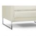 Poltrona Decorativa Sala de Estar Maia 106cm C26 Corino Bege Claro - Domi