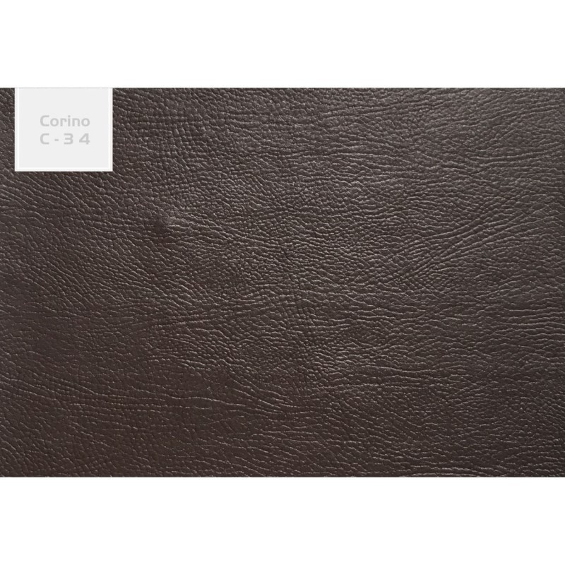 Poltrona Decorativa Sala de Estar Maia 106cm C34 Corino Marrom - Domi