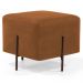 Puff Decorativo 45cm Base Aço Status B-262 Veludo Telha - Domi
