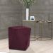 Puff Decorativo Ametista B-278 Veludo Marsala - Domi