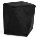 Puff Decorativo Ametista B-300 Veludo Preto - Domi