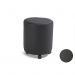 Puff Decorativo Rolon com Rodízios Corano Preto C - 05 - Domi