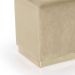 Puff Diks Veludo Creme