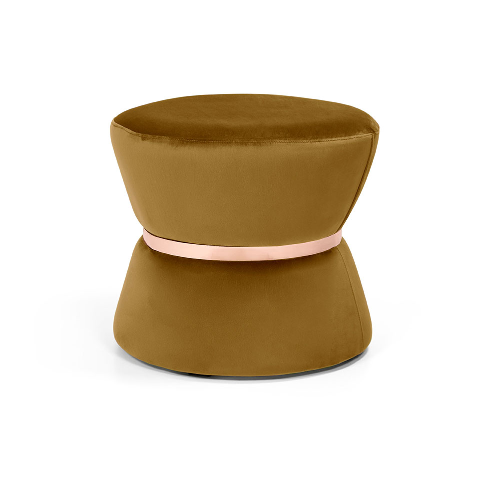 Puff Fritz I Dourado