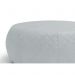 Puff Golf 105 cm Tressê C12 Corino Branco - Domi