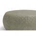 Puff Golf 105 cm Tressê C19 Corino Bege Escuro - Domi