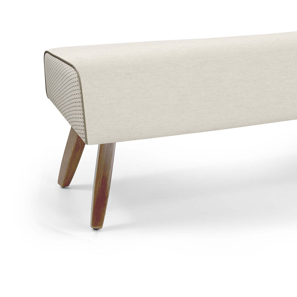 Recamier Viseo Bege 120 cm