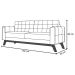 Sofá 150 cm 2 Lugares Sandero B-292 Veludo Uva - Domi